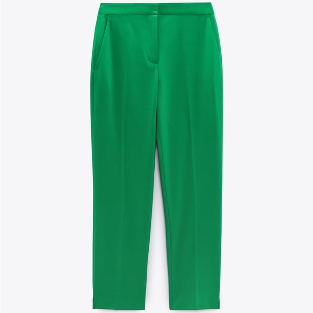 Zara Set - Green Blazer & Ankle Pants - Picture 16 of 17